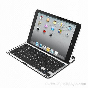 Aluminum Case with Bluetooth 3.0 Keyboard for iPad Mini, 80-hour Working Time